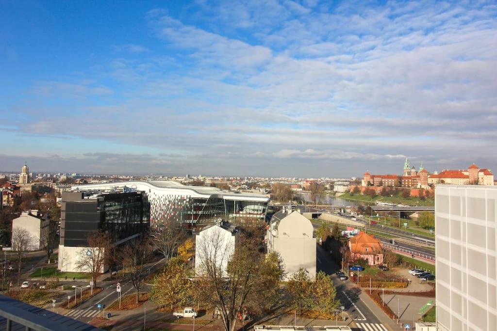 Apartament W Budynku Nad Wisla, Barska 69 Krakow Dış mekan fotoğraf