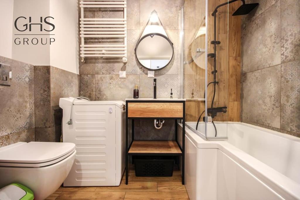 Apartament W Budynku Nad Wisla, Barska 69 Krakow Dış mekan fotoğraf